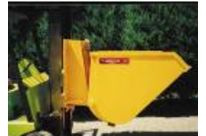 Godet à vrac hydraulique / tablier