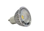Spot LED GU10 COB 4 watt (éq. 40 watt) - Couleur éclairage - Blanc chaud 3000°K