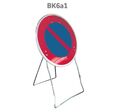 Panneau temporaire BK6a1 stationnement interdit
