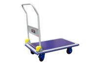 Chariots dossier repliable Prestar® plateau tôle antidérapant 200 à 500 kg