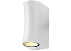 Applique Murale LED IP44 pour 2 ampoules GU10 - Blanc