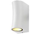 Applique Murale LED IP44 pour 2 ampoules GU10 - Blanc