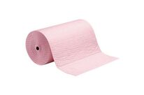 Pig - Rouleau Absorbant Chimique MD+ Rose 46m x 76cm - 152L Absorption - Polypropylène