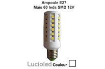 Ampoule led à vis E27 24V Maïs 60 leds Lumière du jour