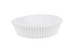Caissette plissée ronde papier blanc 70mm x 20mm (x1000) Firplast