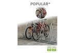 Râtelier range vélos POPULAR+ 3 et 5 places