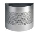 Corbeille à papier demi-cercle en métal ajouré 20 litres