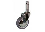 Roulette BEDLUX à tige - Blocage 125 mm : deux fonctions