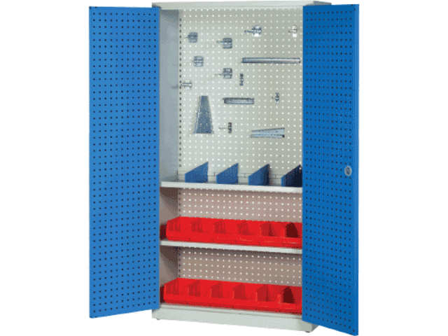Armoire outillage haute portes battantes