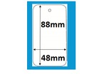 planche étiquette vêtement article avec trou format 48x88