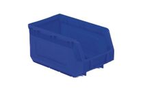 Manutan Expert - Lot de 38 Bacs à Bec Kangourou Bleu 3,5L - Plastique Haute Densité - Organiser Entrepôt - Gerbable