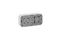 Prise avec Interrupteur 2P+T Saillie - Blanc