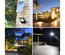 Projecteur Solaire LED 8W Dimmable (Panneau Solaire + Télécommande Inclus)