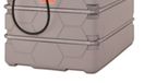 Cuve-station ravitaillement gasoil 2500 L/230V intérieur-CDP2500 CUBEINT