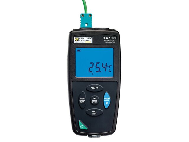 Thermomètre 1 voie thermocouple KJTNERS | CA 1821