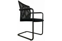 Chaise Reconditionée - Piètement Luge - Noire