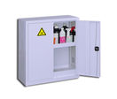 Armoire de sécurité basse pour produits dangereux - Comptoir 2 portes : Série 14L 