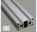 Profilé aluminium 25x50 fente 6 mm