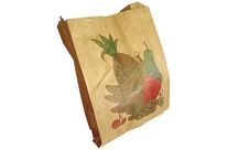 Sac à fruits 1 kg kraft brun décoré 33g/m² 140mm x 90mm x 240mm (x1000) Firplast
