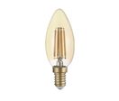 Pack de  10 - Ampoule E14 LED Filament 4W C35 Bougie - Blanc Chaud 2300K - 3500K