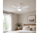 Ampoule Ventilateur LED E27 11W CCT avec Télécommande