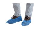 Sur-chaussure jetable en CPE bleu | CRISTAL HYGIENE