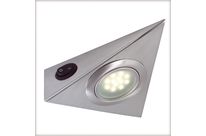 Allround LED 3x1W acier brossé