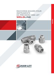 Raccords soudés pour instruments de précision HAM-LET WELDLINE