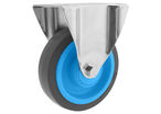 Roulette Résilex 400kg , fixe Ø 160mm, certifiée Origine France Garantie