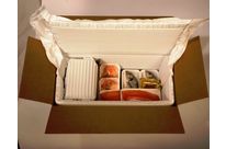 Emballage alimentaire isotherme - Livraison à domicile - Poissons tropicaux | ARLINER 