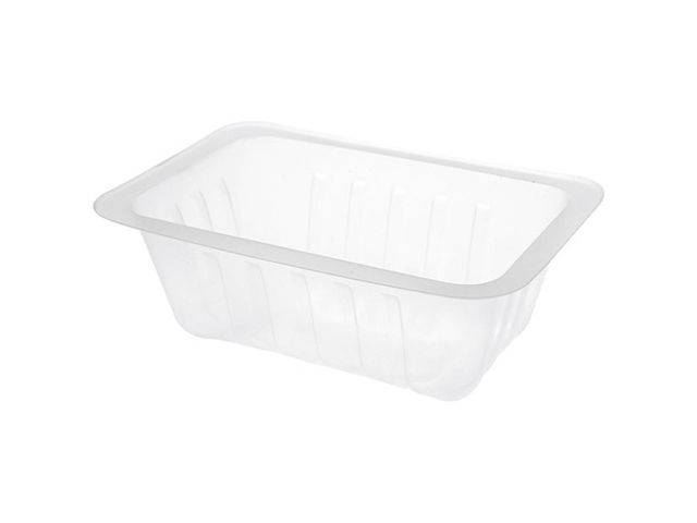 Barquette plastique PS transparente 100 g 92mm x 60mm x 32mm (x6000) Firplast