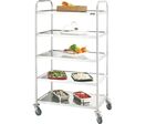 Chariot inox 5 plateaux