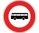 Panneau accès interdit aux véhicules de transport en commun - B9f