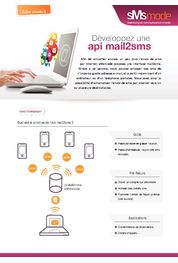 Catalogue Descriptif des paramètres pour l’utilisation d' API mail