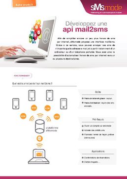 Descriptif des paramètres pour l’utilisation d' API mail