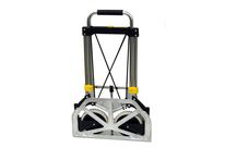 Mini diable télescopique à bavette et roues repliables