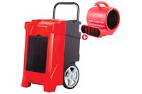 Pack déshumidificateur PRO 90L/Jour BDP90 + Ventilateur sécheur de sol RV380 MW Tools BDP90SETR