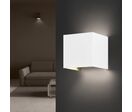 Applique Murale Design LED 6W IP54 Carré - Blanc Chaud 2300K - 3500K / Blanc