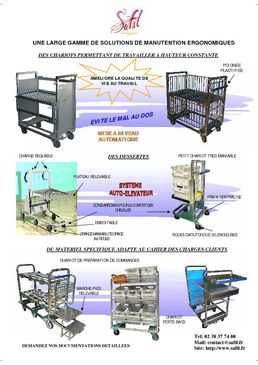 Chariots ergonomiques
