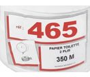 Papier hygiénique 2 plis maxi Jumbo - 350 m - 6 rouleaux par colis 