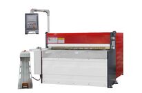Cisaille guillotine motorisée largeur du travail 1250 mm épaisseurs jusque 3,5 mm butée motorisée 5,5 kW 400V MW-Tech MMS1250X35