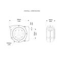Enrouleur air et eau 8 m Ø 3/8 15 bars Tech avec enroulement automatique et support mural pivotant Zeca 804/10