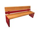 Banc bois et acier Venise