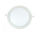 Plafonnier LED PVC 18W (eq. 160W) - Diam : 300mm - Couleur eclairage - Blanc chaud 3000°K