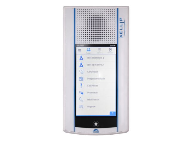 Poste d'interphonie médicale entièrement antimicrobien pour salles d'opérations | XE MED TOUCH