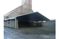 Structure pour stockage en vrac, granulats, céréales, matériel