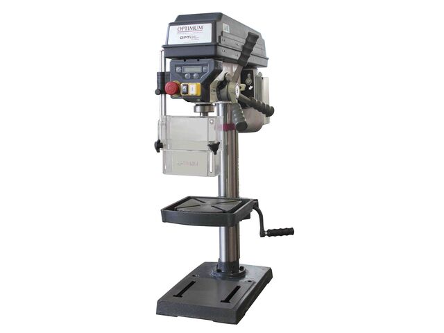 Perçeuse d'établi professionnelle jusque ø 16 mm CM2 500W 230V affichage digital vitesses profondeur Optidrill D17PRO