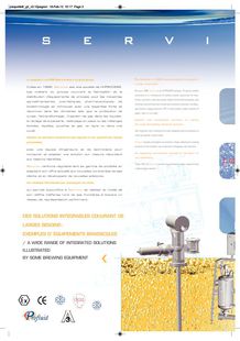 Brochure gammes de produits Servinox