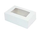 Boîte pâtissière en carton avec Fenêtre 150mm x 100mm x 50mm (x50) Firplast