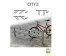 Racks range vélos modulaires face à face CITY2 à 90° ou 45°